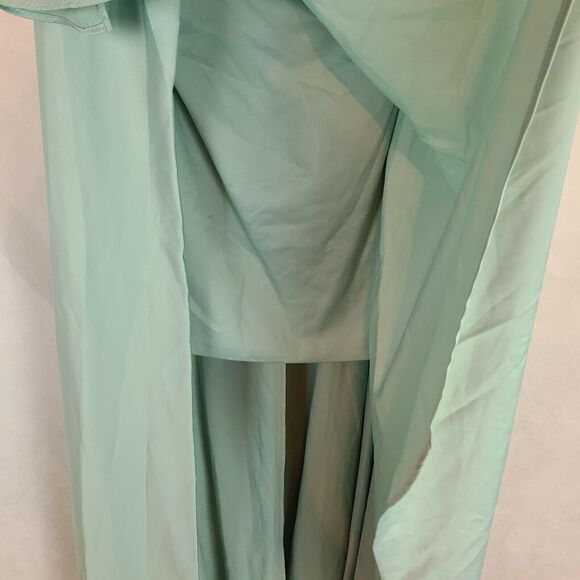 New MAC DUGGAL 11262 Sage Embellished One Shoulder Asymmetrical Gown Wm (16)$598 - Picture 8 of 16
